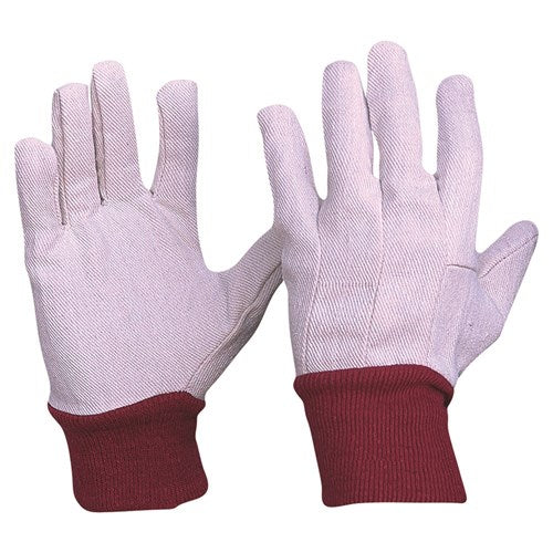 PRO CHOICE CD COTTON DRILL KNIT WRIST GLOVES