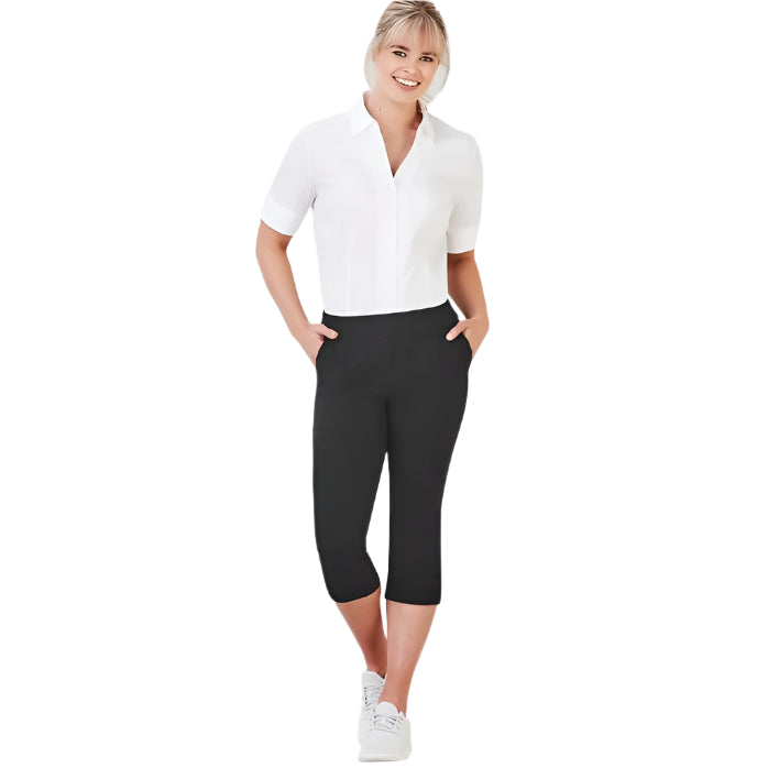Biz Care CL040LL Womens Jane 3/4 Length Stretch Pant
