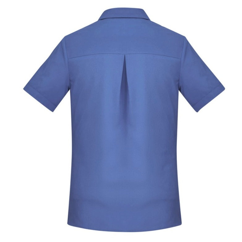 Biz Care CS947LS Womens Florence Plain Short Sleeve Shirt