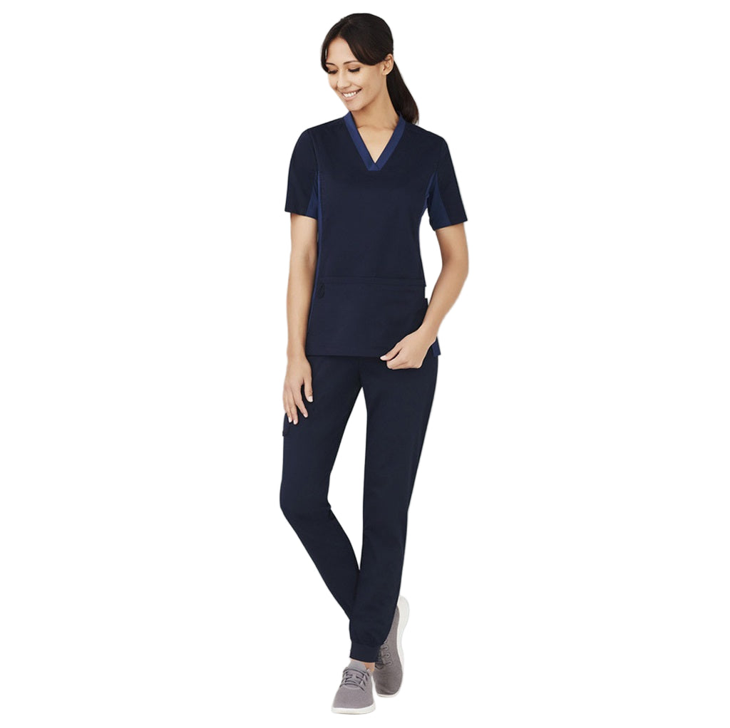 Biz Care CSP042LL Womens Riley Slim Leg Jogger Scrub Pant