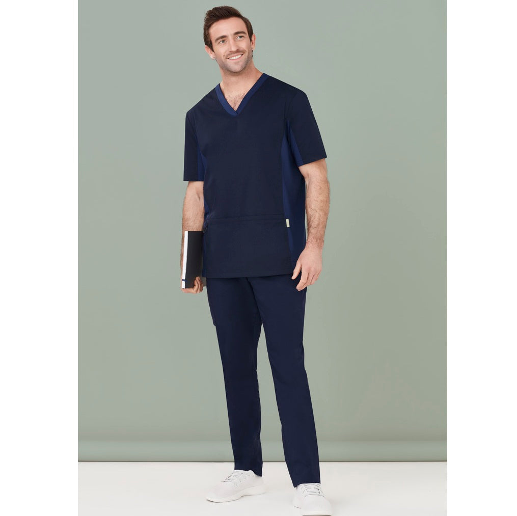 Biz Care CSP042ML Mens Riley Slim Leg Jogger Scrub Pant