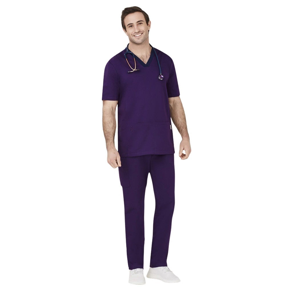 Biz Care CSP047ML Riley Mens Straight Scrub Pants