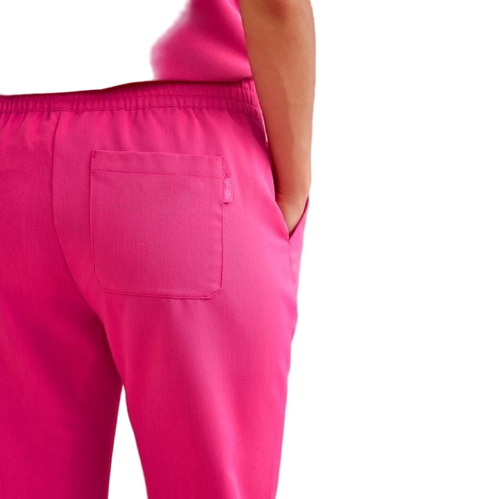 Biz Care CSP241LL Womens Pink Jogger Scrub Pant