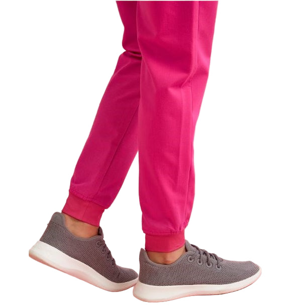 Biz Care CSP241LL Womens Pink Jogger Scrub Pant