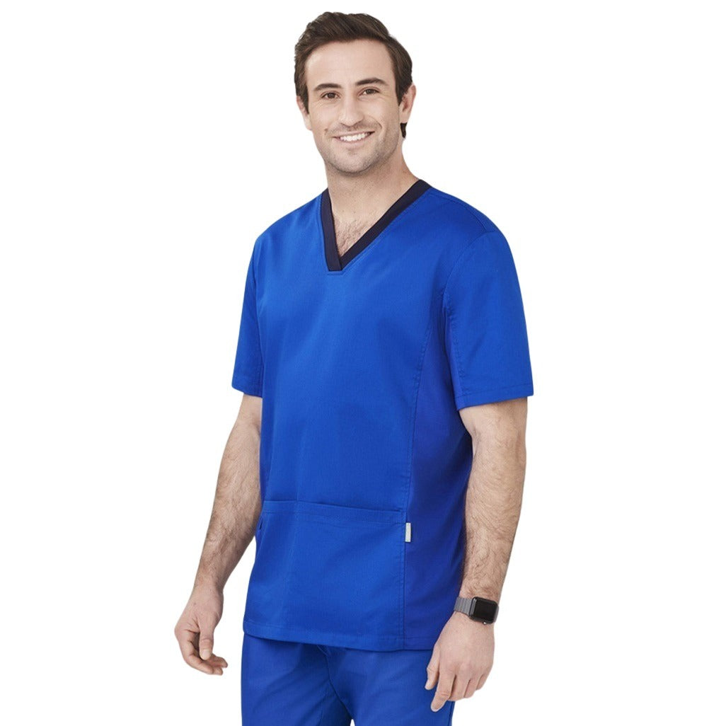Biz Care CST043MS Mens Riley Stretch Scrub Top