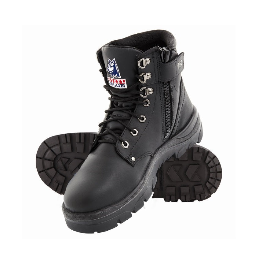 Steel Blue 322152 Argyle Zip: Nitrile Outsole Safety Boot