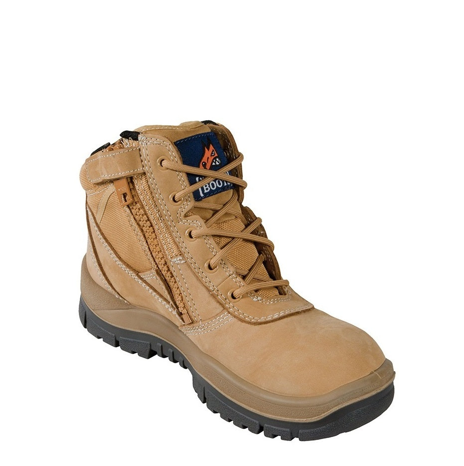 Mongrel 961050 Wheat Non Safety Zip Sider Boot
