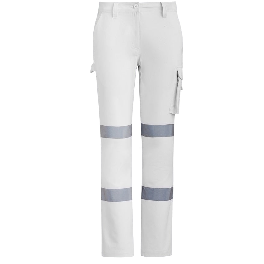Syzmik ZP720 Ladies Bio Motion Pants Taped - White - Alternative Front View