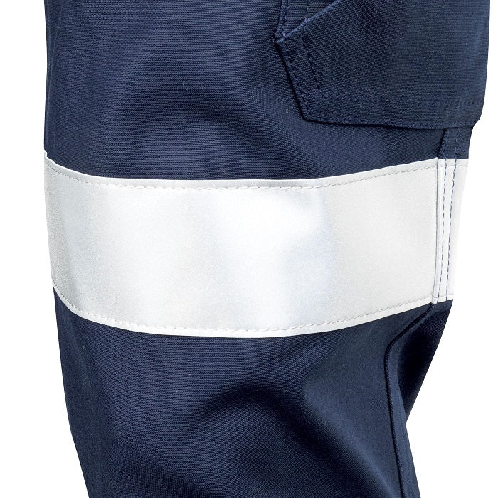 Tru Workwear DT1170T2 Midweight Cotton Stretch Cargo Trousers With Biomotion Reflective Tape