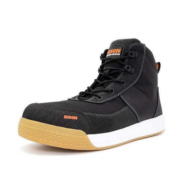 Bison DUNEBK Dune Low Cut Zip Side Safety Boots