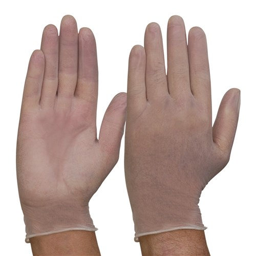 Pro Choice DVPF Disposable Vinyl Powder Free Gloves - 100 Pack