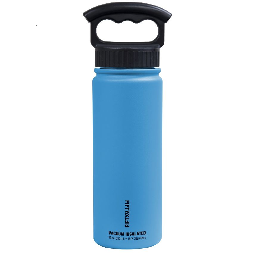 Fifty/Fifty FDW300 530ml Bottle with Black 3 Finger Holder Lid