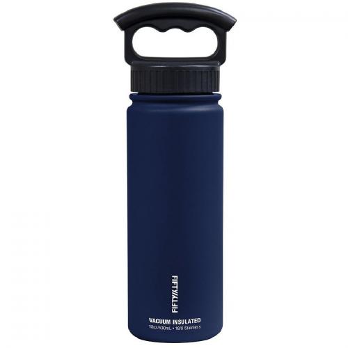 Fifty/Fifty FDW300 530ml Bottle W/ Black 3 Finger Holder Lid
