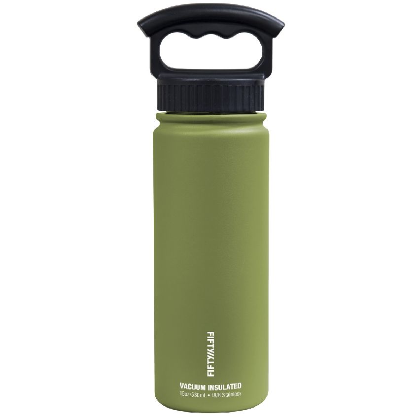 Fifty/Fifty FDW300 530ml Bottle with Black 3 Finger Holder Lid