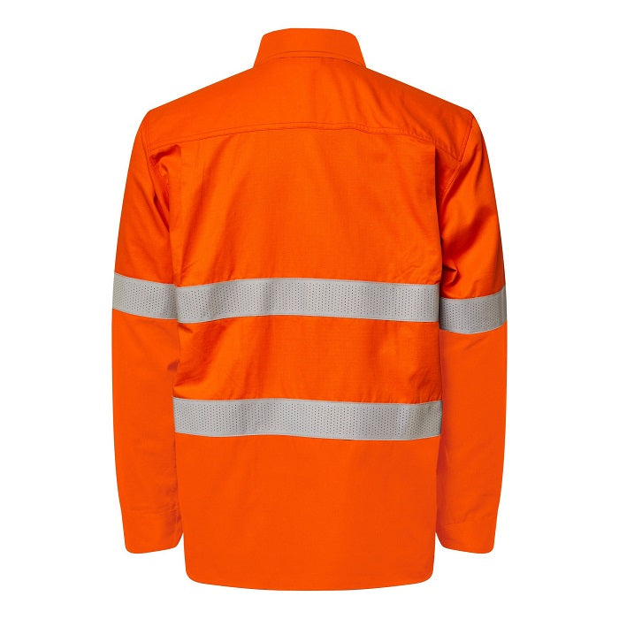 Flamebuster FSV035 HRC2 Hi Vis Reflective Shirt With Gusset Sleeves