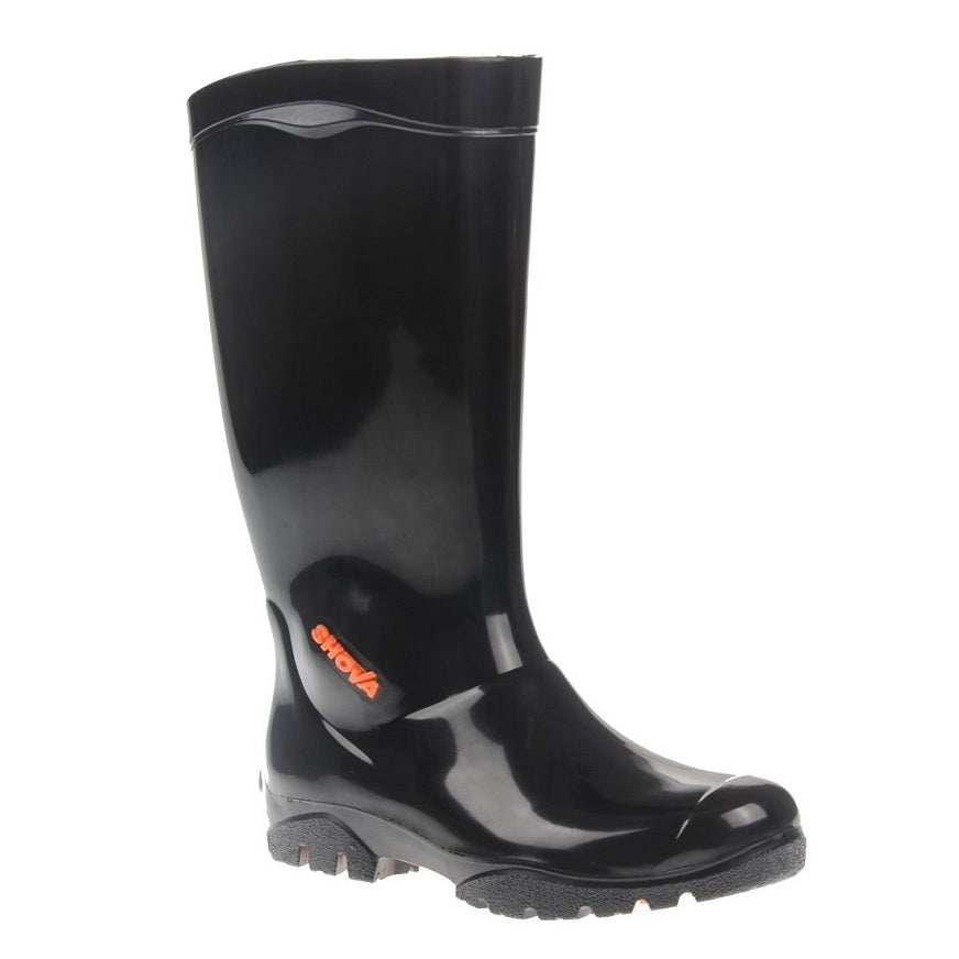 Maxisafe FWG906 Black ‘Shova' Gumboots - Non Safety