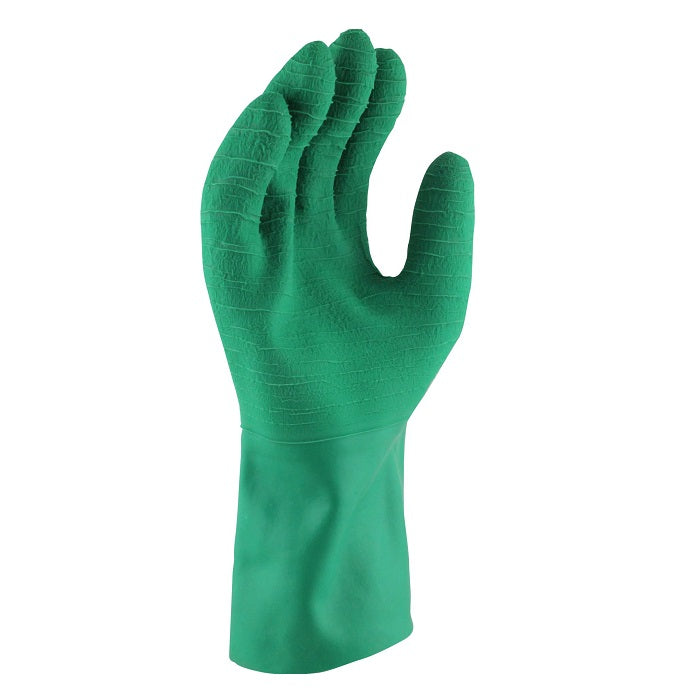 Maxisafe GLL229 Harpoon Green Latex Glove - Palm View