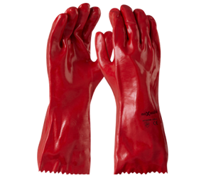 Maxisafe GPR194 Red PVC 35cm Gauntlet