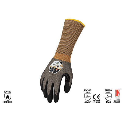 Graphex GFPR501 Precision Cut Glove 5/F