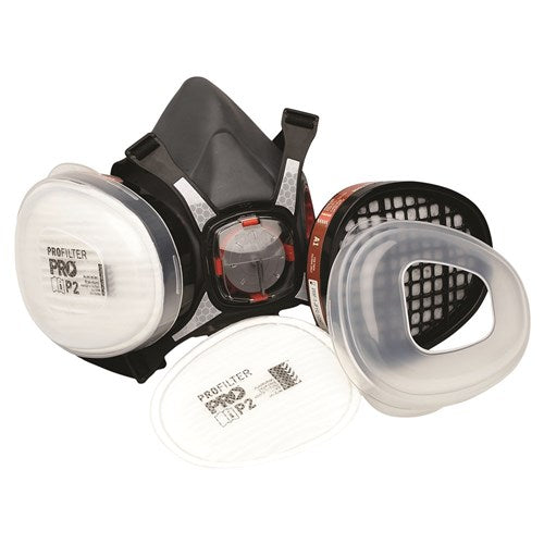 ProChoice® HMAIP2 Assembled Half Mask With A1P2 Cartridges