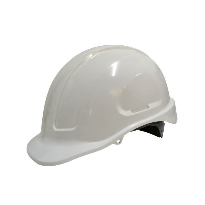 Maxisafe Hus591 White Unvented Hard Hat Sliplock Harness White