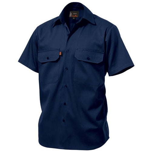 KingGee K04030 Open Front Drill Short Sleeve Shirt