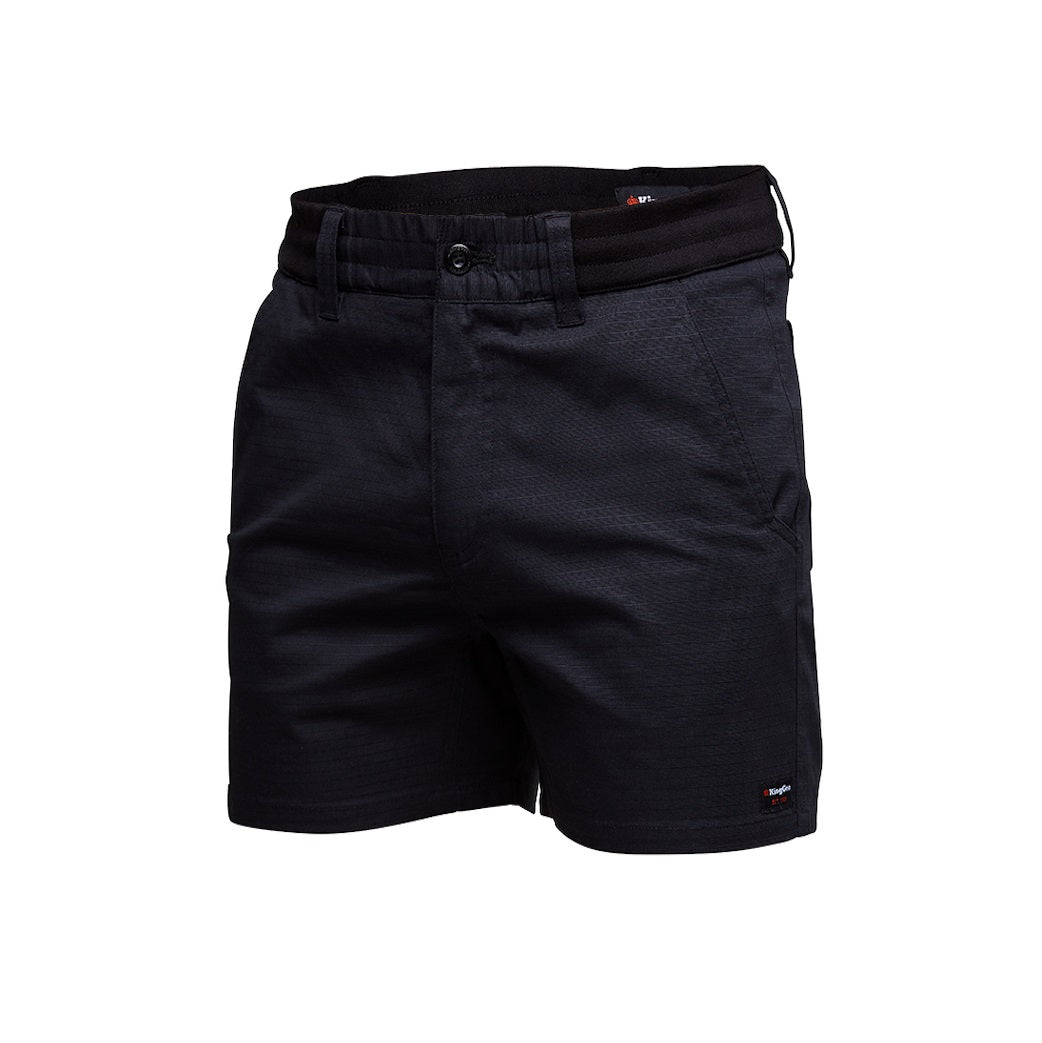 KingGee K17012 Rib Comfort Waist Short Shorts