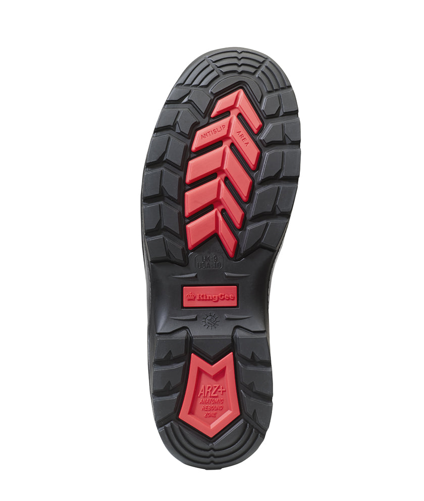 KingGee K25500 Flinders Gusset Safety Boots Claret