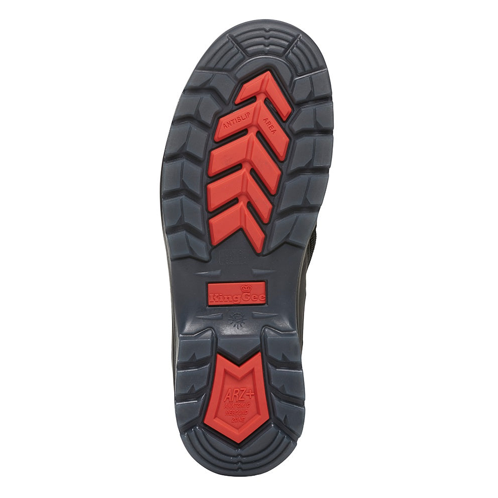 KingGee K27155 Tradie S/Zip 6CZ EH Black Composite Safety Boot