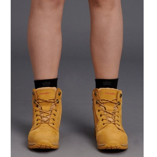 KingGee K27380 Tradie Ladies Side Zip Composite Safety Boot