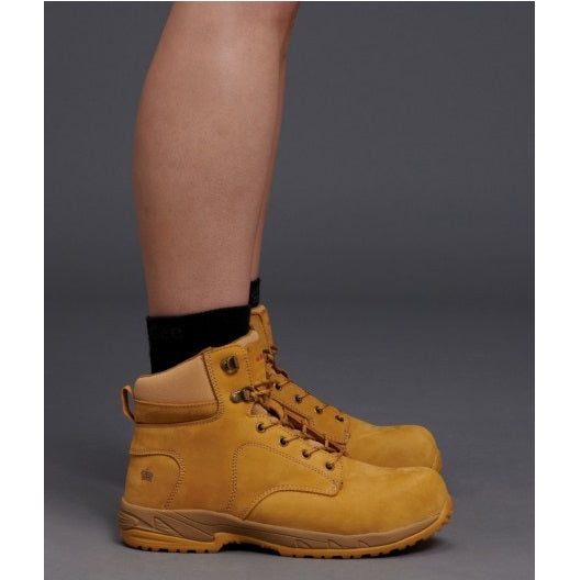 KingGee K27380 Tradie Ladies Side Zip Composite Safety Boot