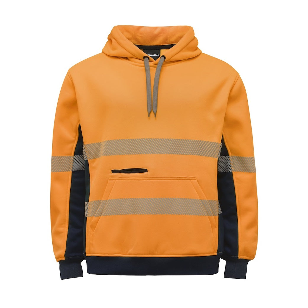 KingGee K55054 HiVis Reflective Pull Over Hoodie