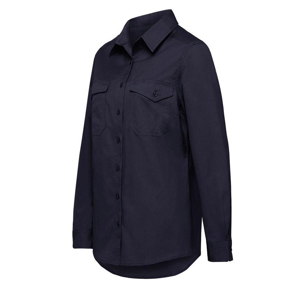 KingGee K69789 Workcool Polo Short Sleeve - Navy - Additional Detail View 2