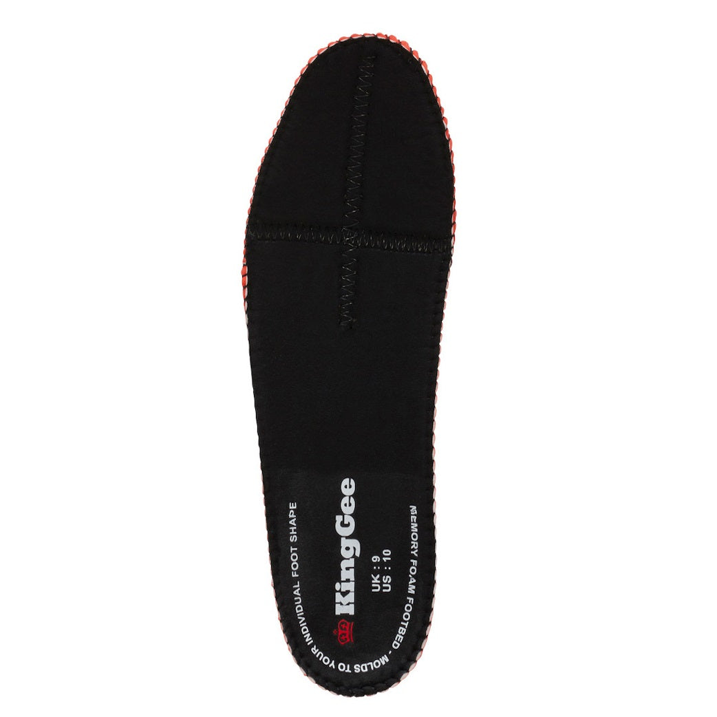 KingGee K25250 Tradie Black Gusset Elastic Sided Safety Boot