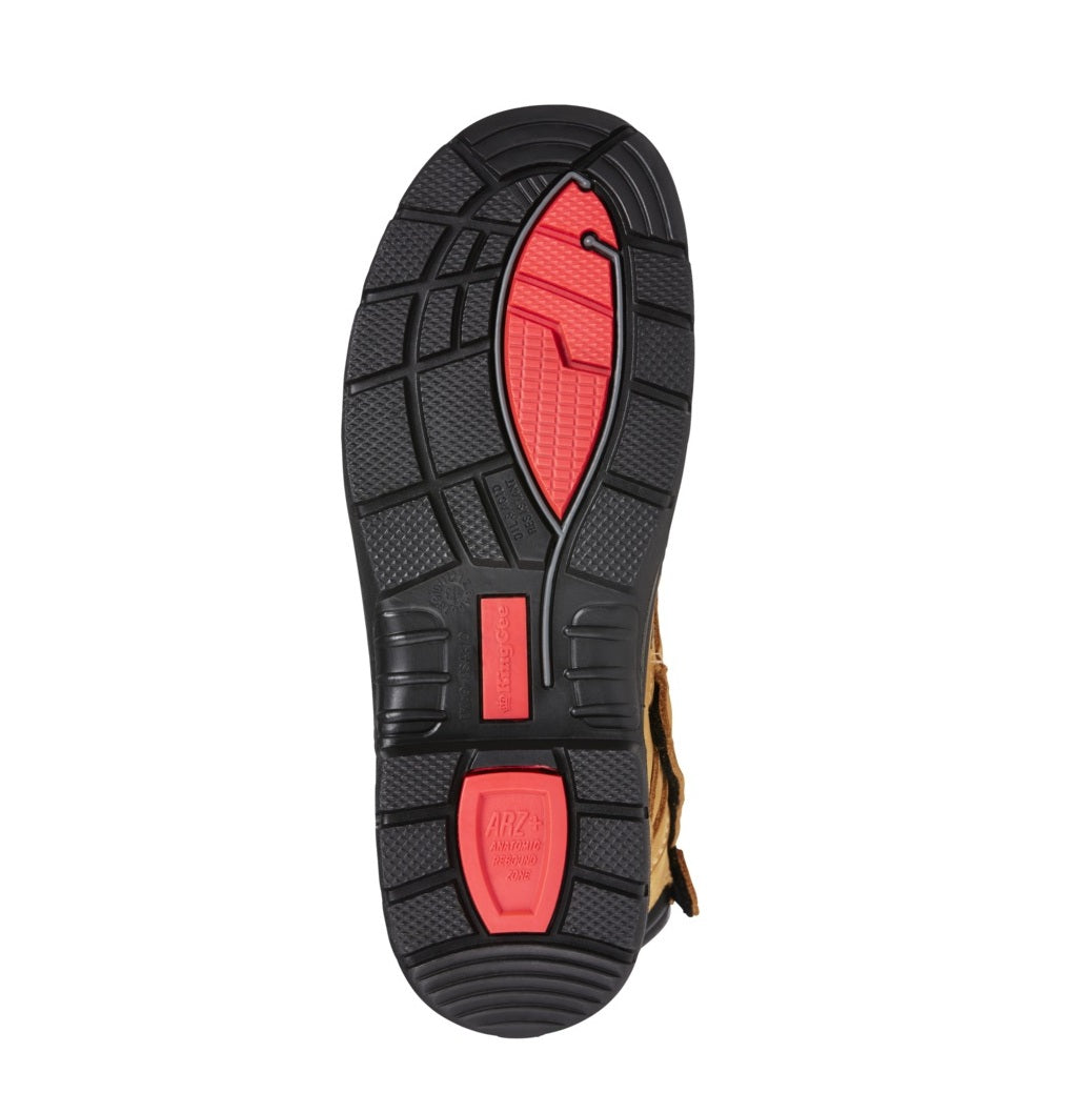 KingGee K27980 Phoenix 6CZ EH 150mm Side Zip Wheat Safety Boot
