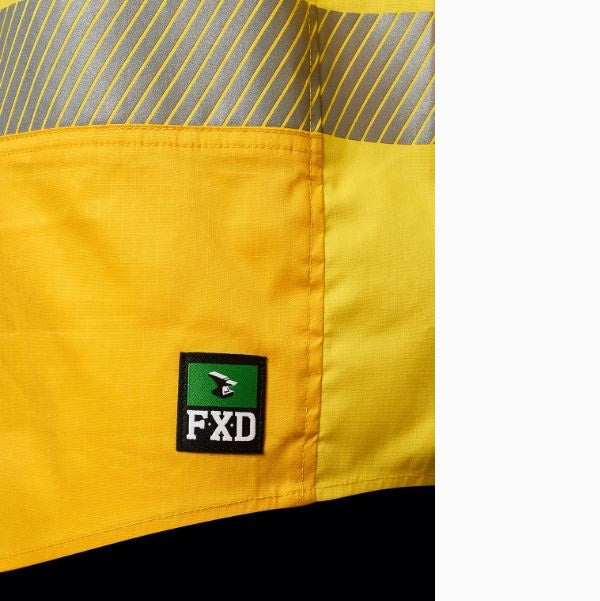 FXD LSH-2T Mens Hi Vis Taped 360 Degree Stretch Work Shirt
