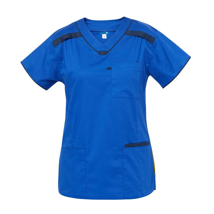 Medi 8 M88026 Womens Stretch Scrub Top