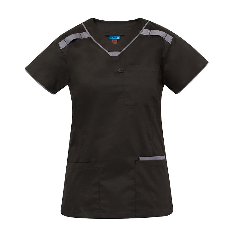 Medi 8 M88026 Womens Stretch Scrub Top
