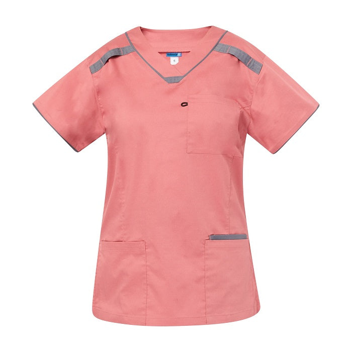 Medi 8 M88026 Womens Stretch Scrub Top