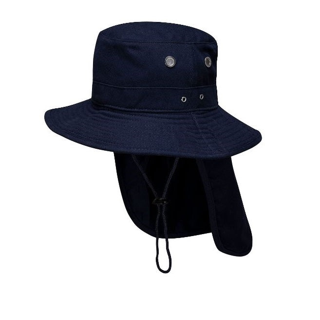 Portwest MC601 Wide Brim Hat With Flap