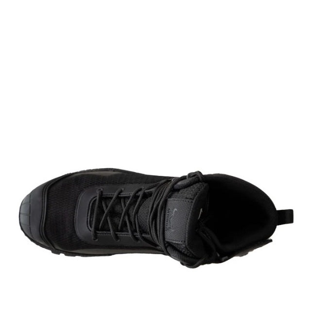 Black sneaker on a white background