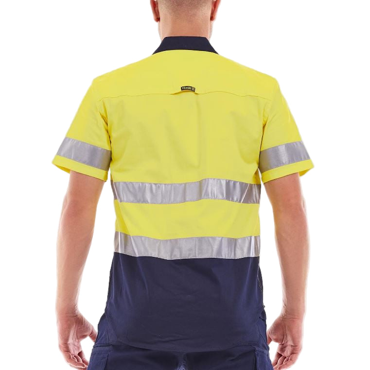 Tradie MJ1769ST Hi Vis SS Shirt Reflective Tape