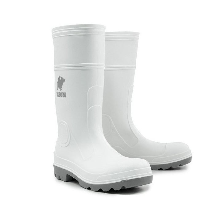Bison MOHAWKWGY PVC/Nitrile Food Industry Safety Gumboot/Grey