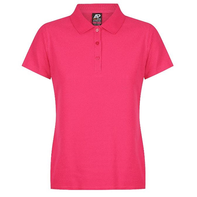 Aussie Pacific N2312 Hunter Ladies Polo Fuschia