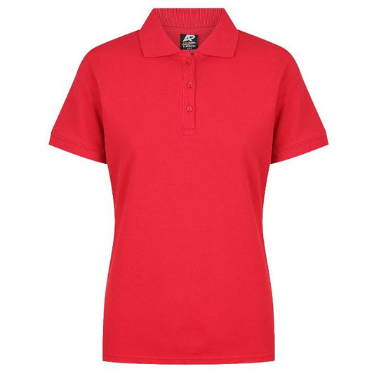 Aussie Pacific N2315 Claremont Ladies Polo Red