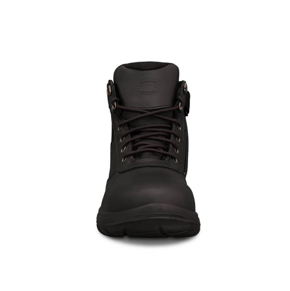 Oliver 26-660 Black 140Mm Zip Side Non-Safety Boot