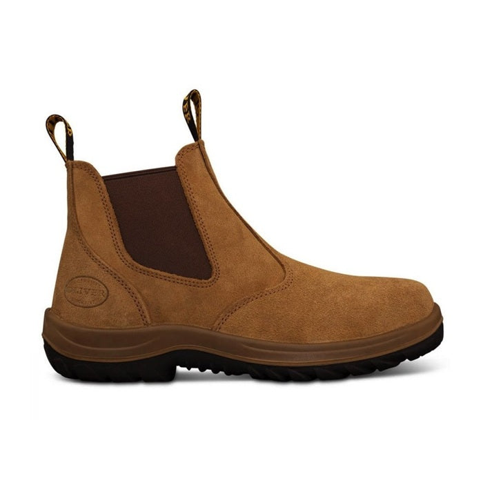 Oliver 34-624 Beige Elastic Sided Safety Boot