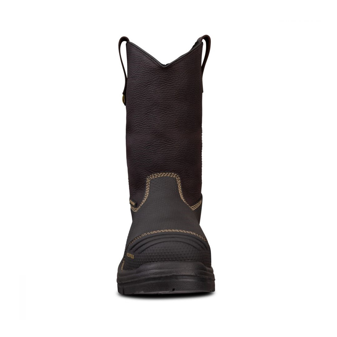 Oliver 65-493 Brown 240Mm Pull On Waterproof Riggers Safety Boot