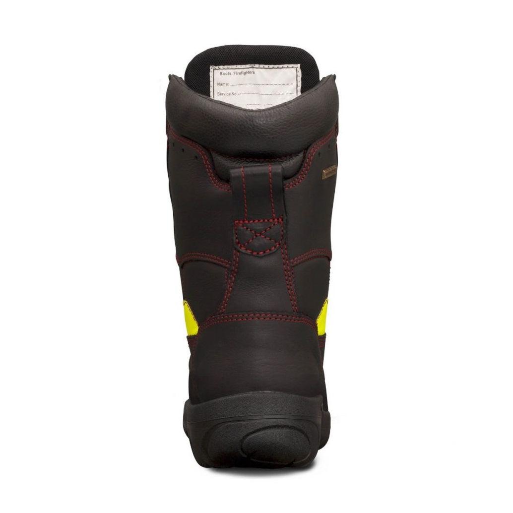 Oliver 66-495 Black 230Mm Lace Up Structural Fire Fighters Composite Safety Boot