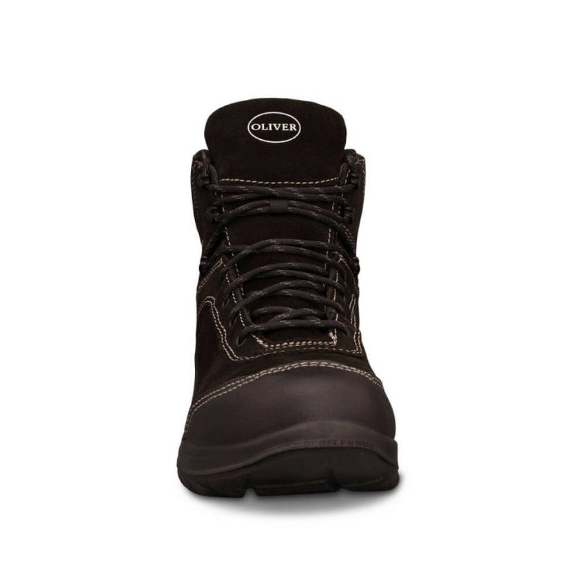 Oliver 34-623 Black Laced Ankle Safety Jogger